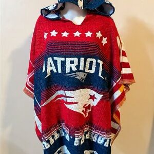 New England Patriots Custom Made Unisex Football Poncho Zarape